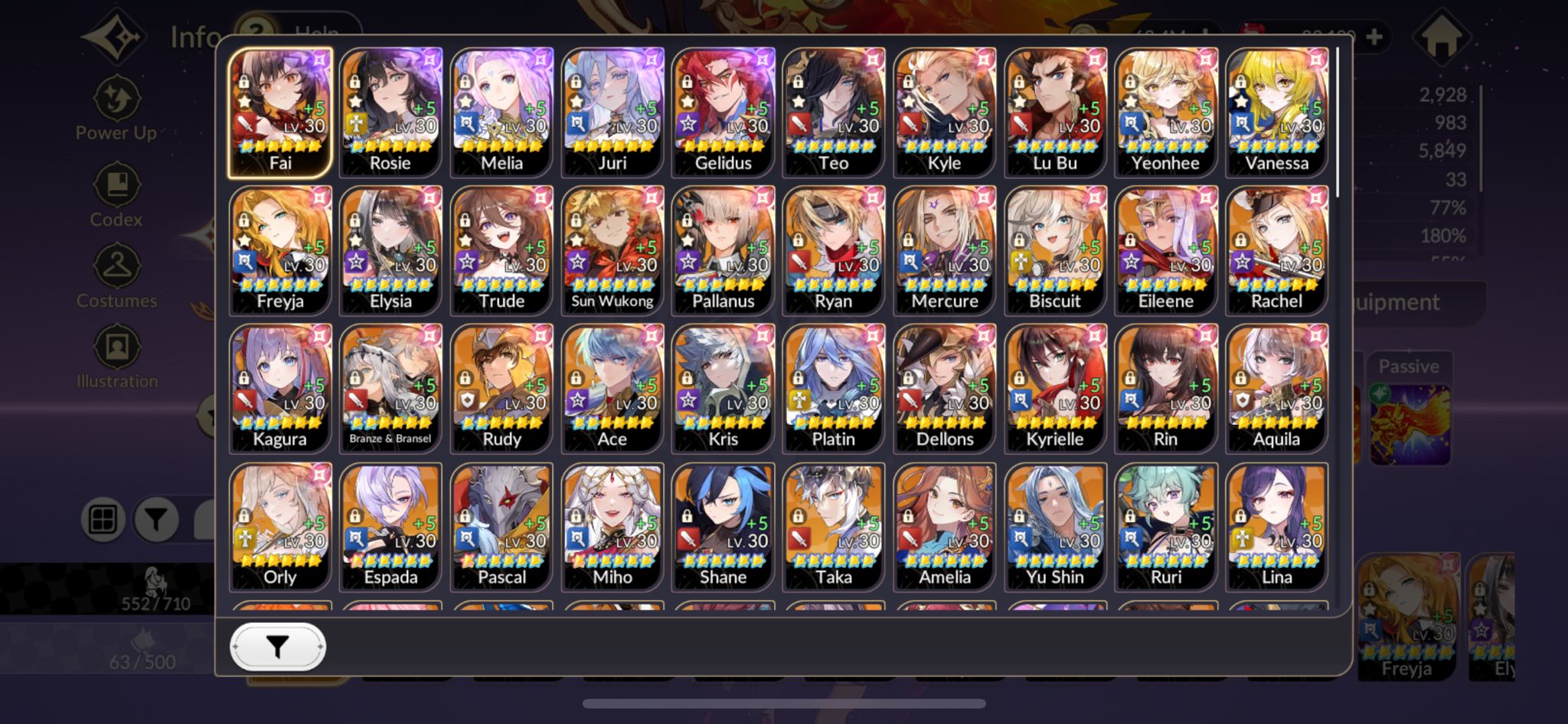 Hình ảnh các tướng trong game Seven Knights