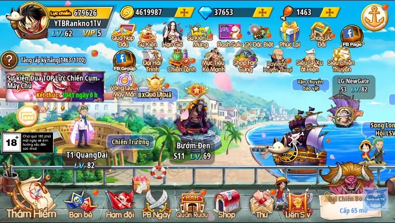 Hình ảnh trong game Thế Giới Hải Tặc