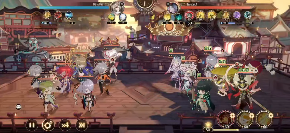 Hình ảnh chiến đấu trong game Thiếu Niên Tây Du