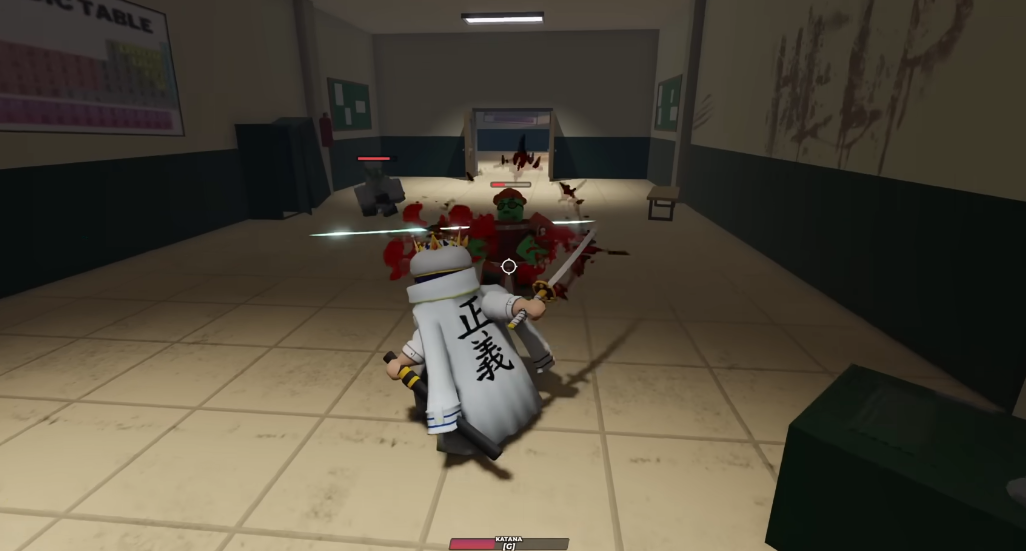 Hình ảnh giao chiến trong tựa game Hunty Zombie