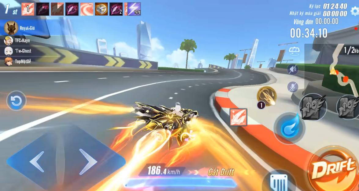 Hình ảnh đua xe trong game ZingSpeed Mobile