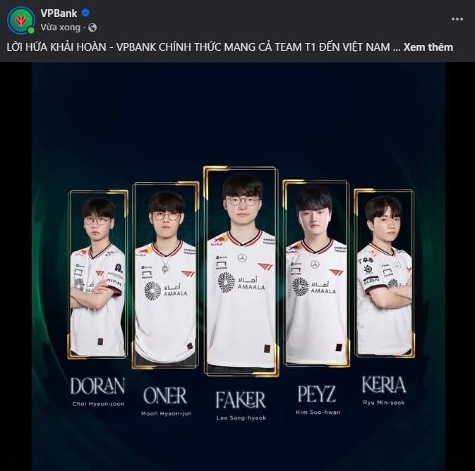 Cả đội T1 đều sẽ sang Việt Nam