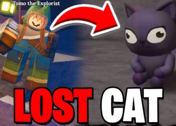 Hướng dẫn tìm chú mèo thất lạc của Tomo trong Roblox The Forge