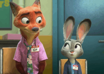Hình ảnh cáo Nick Wilde và thỏ Judy Hopps Zootopia 2