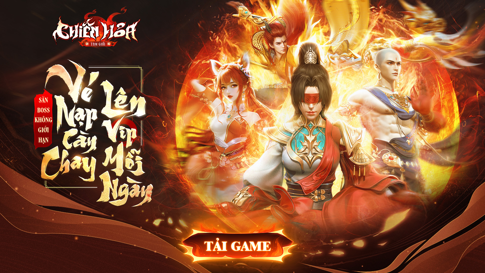 VTC Mobile chính thức trình làng Chiến Hỏa Tam Giới Mobile – một tựa MMORPG 3D