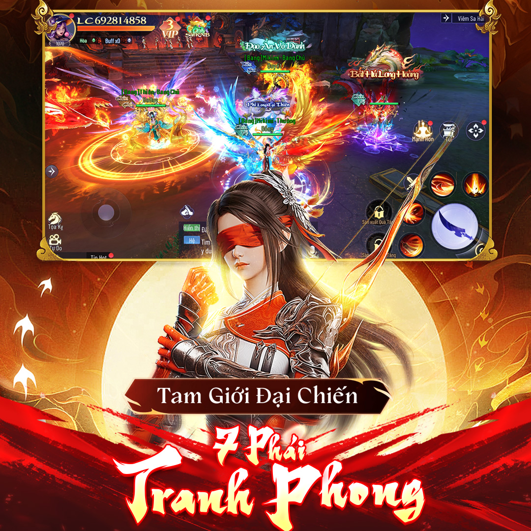 Bảy phái nhân vật, gameplay chuyên sâu nhưng dễ nắm bắt