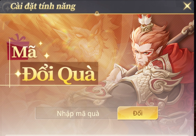 Nhập mã giftcode Phục Yêu Sư , sau đó nhấn nút Đổi
