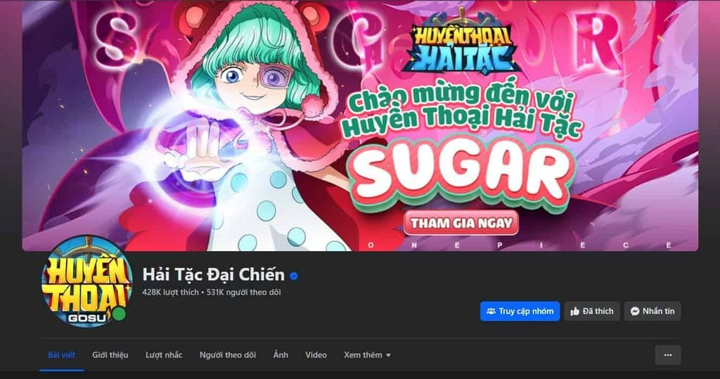Theo dõi các kênh truyền thông chính thức của Huyền Thoại Hải Tặc
