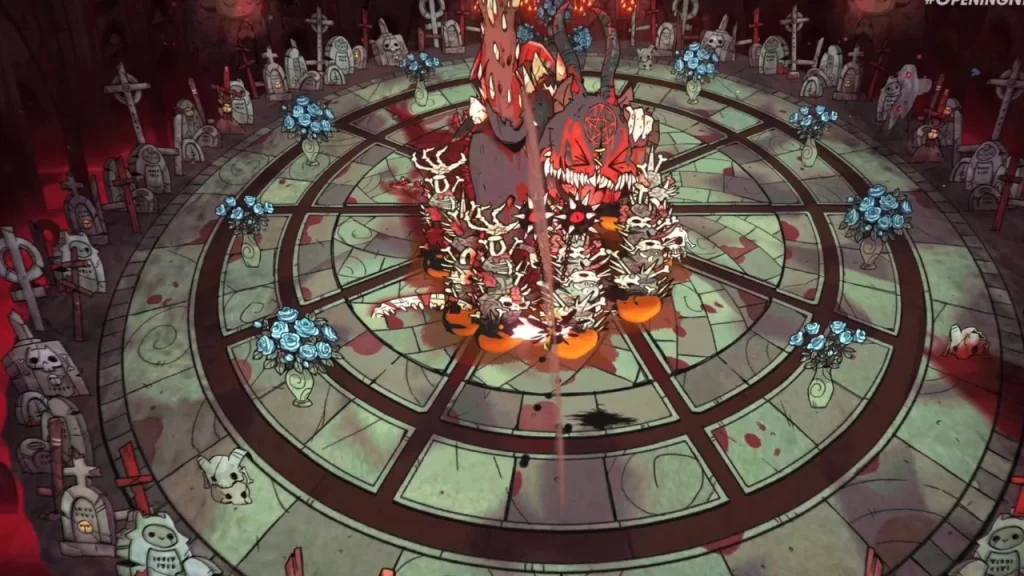 Bối cảnh giải cứu các linh hồn trong tựa game Cult of the Lamb phiên bản Woolhaven