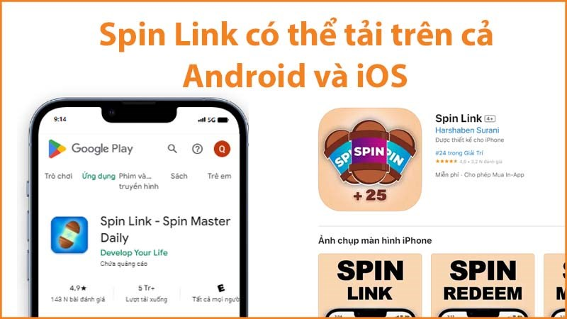 Cài đặt ứng dụng Spin Link trên điện thoại