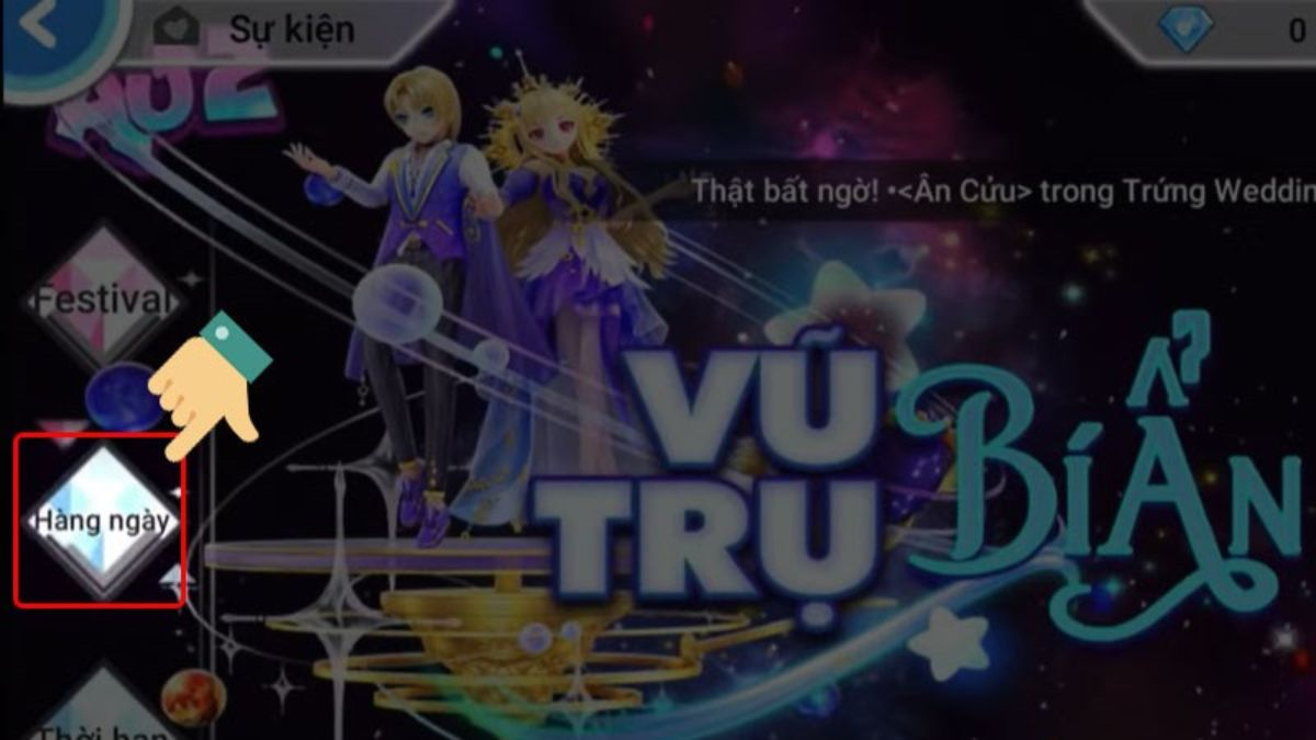 Tìm và truy cập mục Hàng ngày