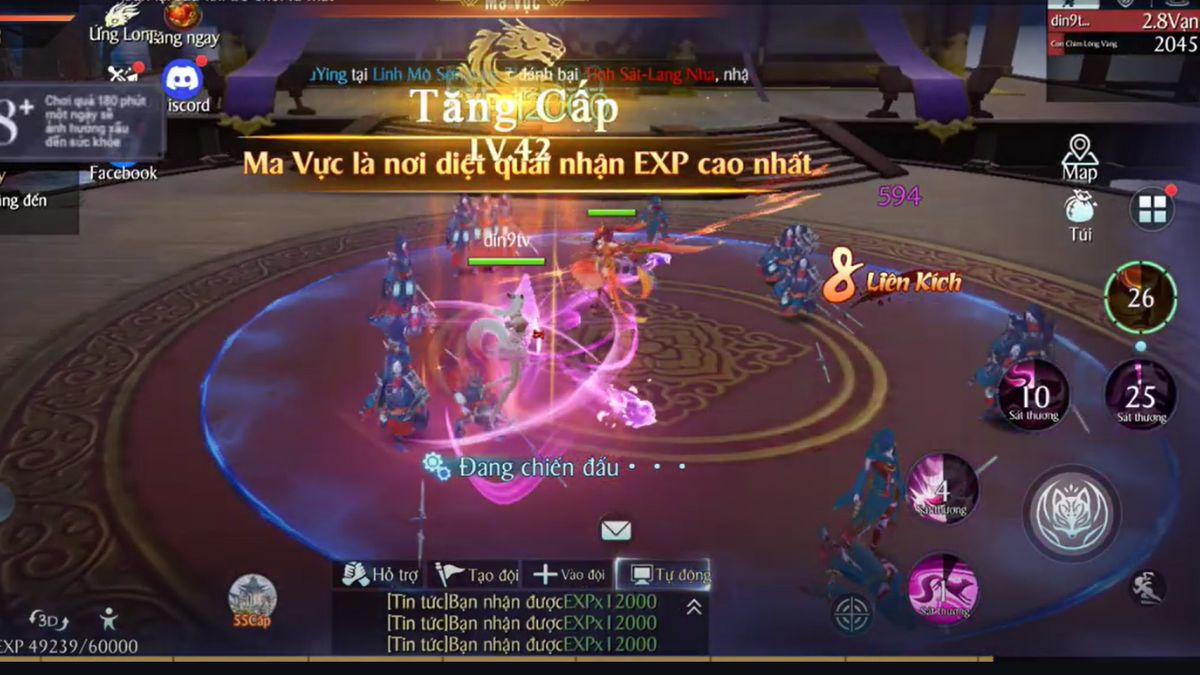 Hình ảnh trong tựa game Thanh Vân Quan 4D
