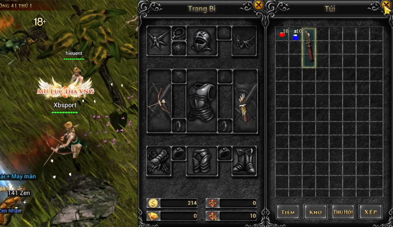 Mẹo chơi game MU Lục Địa VNG cho tân thủ