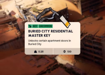 Buried City Residential Master Key