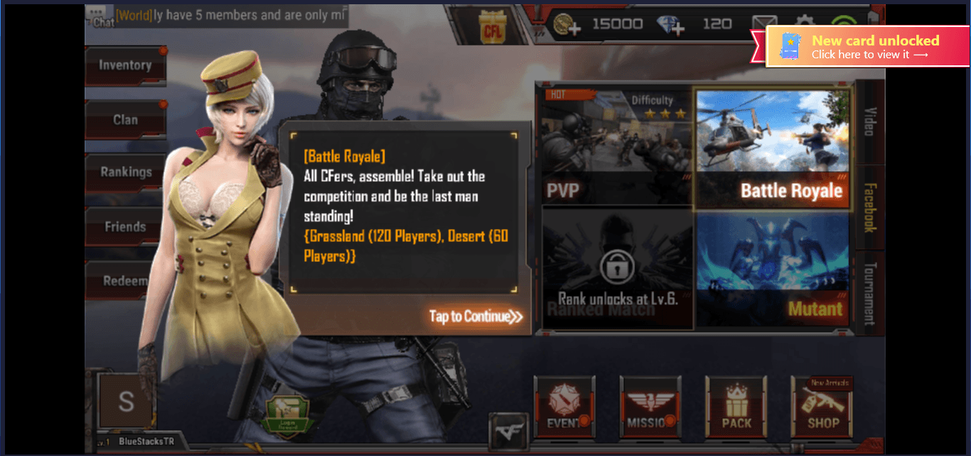 Battle Royale của Crossfire: Legends được cho là giống với Free Fire nhưng lại hạn chế về bản đồ và cơ chế