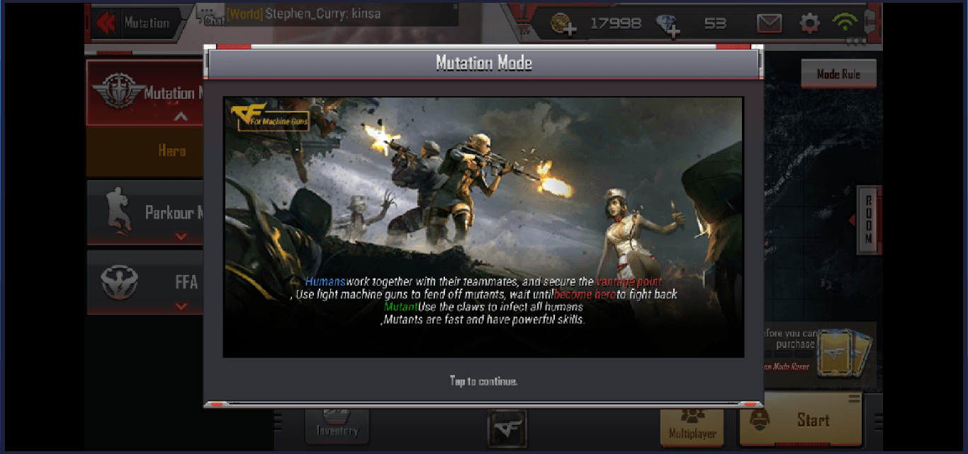 Mutant Mode là chế độ quen thuộc nếu game thủ đã từng chơi qua Call of Duty: Zombies hoặc Left 4 Dead
