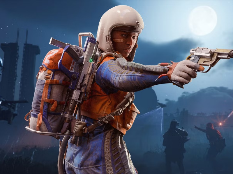 Tựa game ARC Raiders là một game bắn súng lấy bối cảnh thế giới loạn lạc năm 2025, được phát triển và phát hành bởi Embark Studios