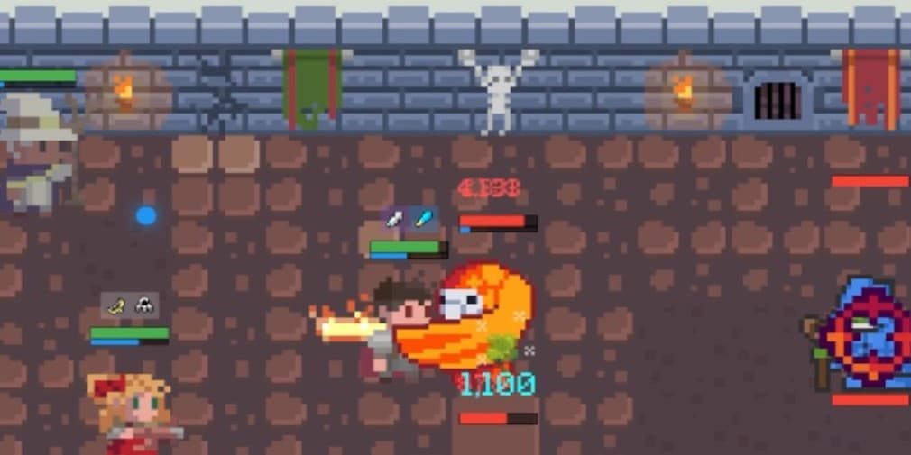 Hình ảnh chiến đấu trong game Idle Horizons