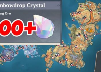 Genshin Impact: Hướng dẫn cách thu thập Rainbowdrop Crystal