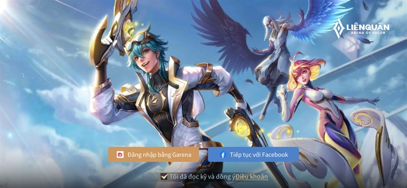 Đăng nhập vào tài khoản game Liên Quân Mobile