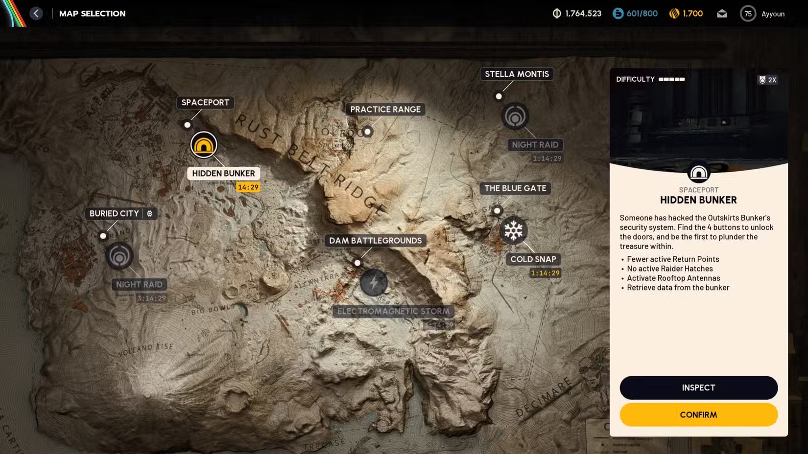 Sự kiện động Hidden Bunker trên bản đồ Spaceport trong ARC Raiders