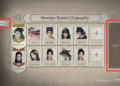 Chọn tab “Member Roster”