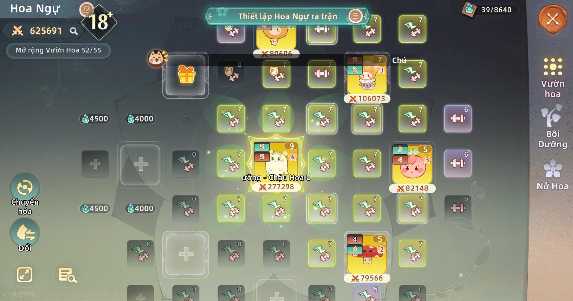 Bảng khảm và nâng cấp Hoa Ngự giúp tăng lực chiến trong Tree of Savior: Neverland