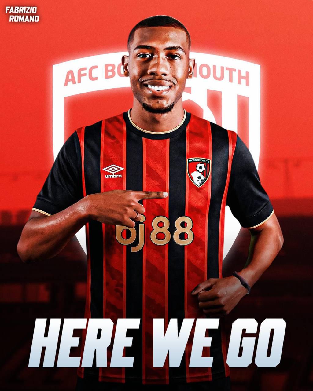 Cầu thủ chạy cánh người Brazil - Nathan Aké gia nhập Bournemouth