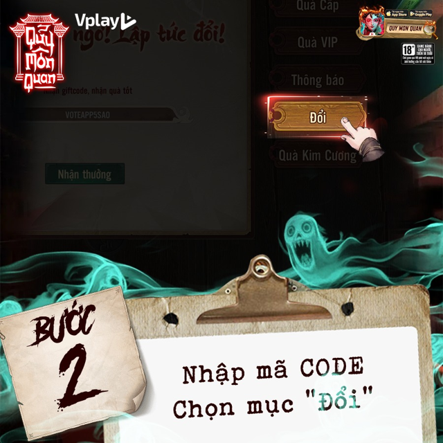 Chọn vào mục Đổi