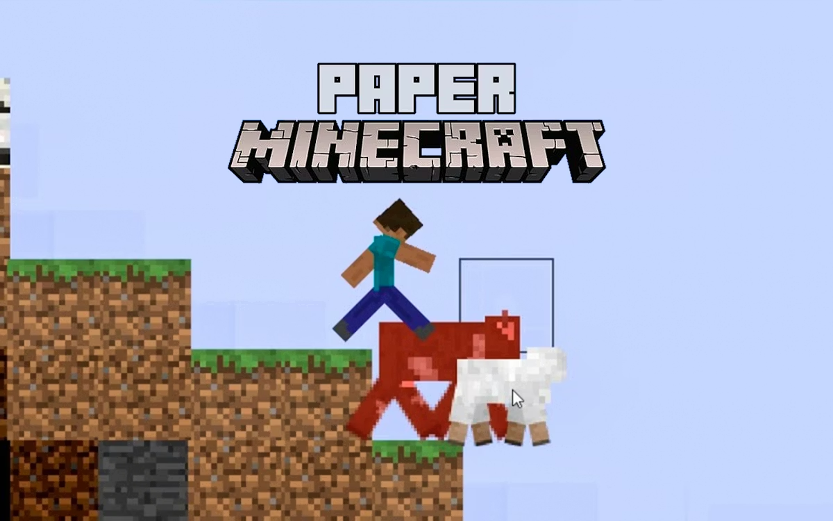 Paper Minecraft cũng đề cao yếu tố kết nối và chia sẻ kinh nghiệm với cộng đồng