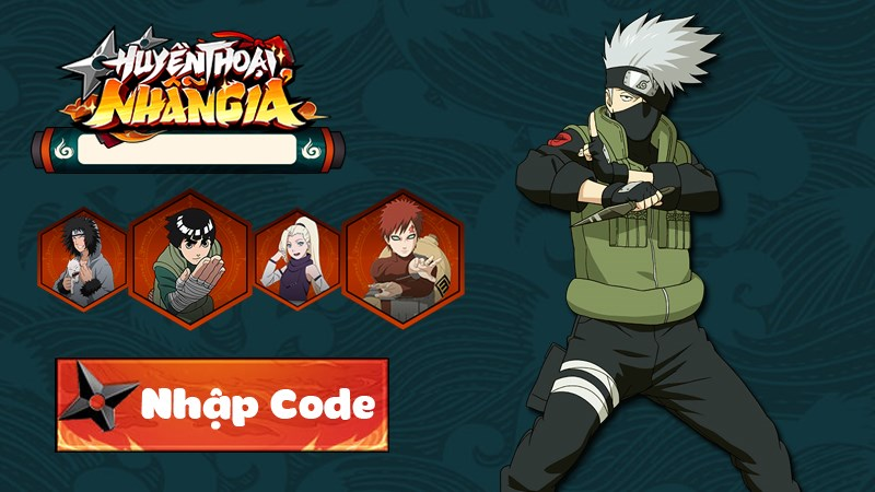 Full bộ Giftcode Huyền Thoại Nhẫn Giả mới nhất