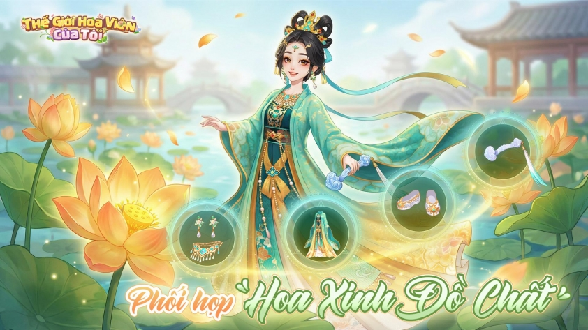 Hình ảnh trong tựa game Thế Giới Hoa Viên Của Tôi