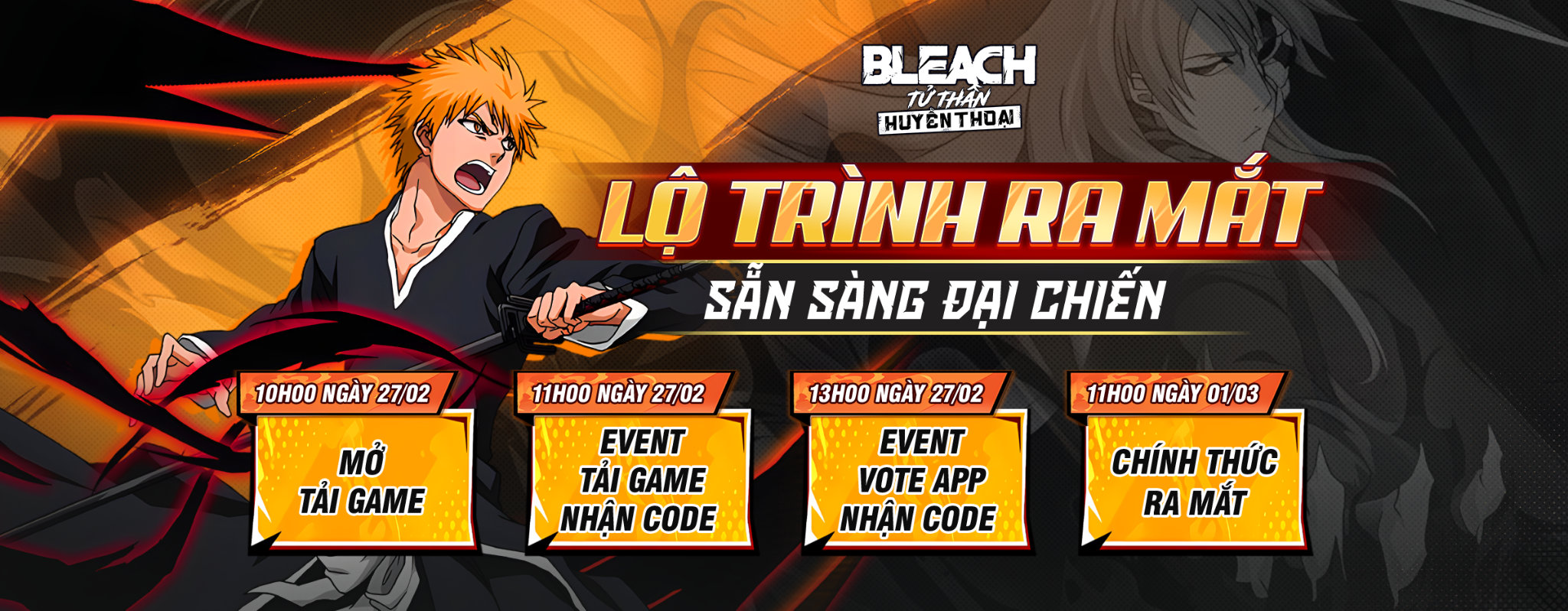 Full bộ Giftcode Bleach Tử Thần Huyền Thoại mới nhất