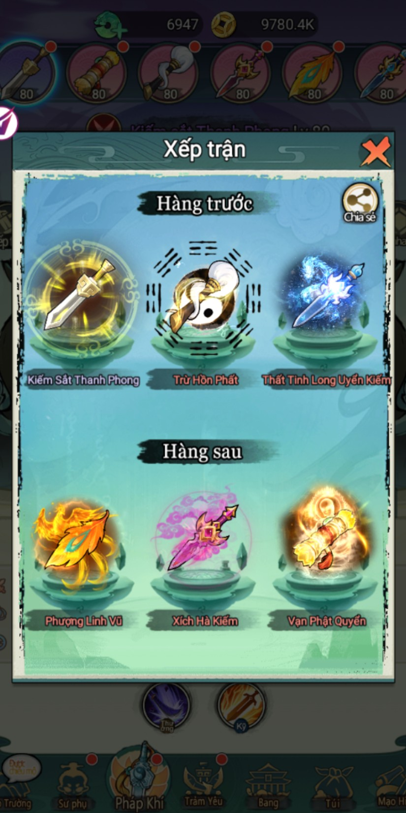 Sức mạnh thực sự của một bậc đại năng trong game Phi Kiếm Tu Tiên
