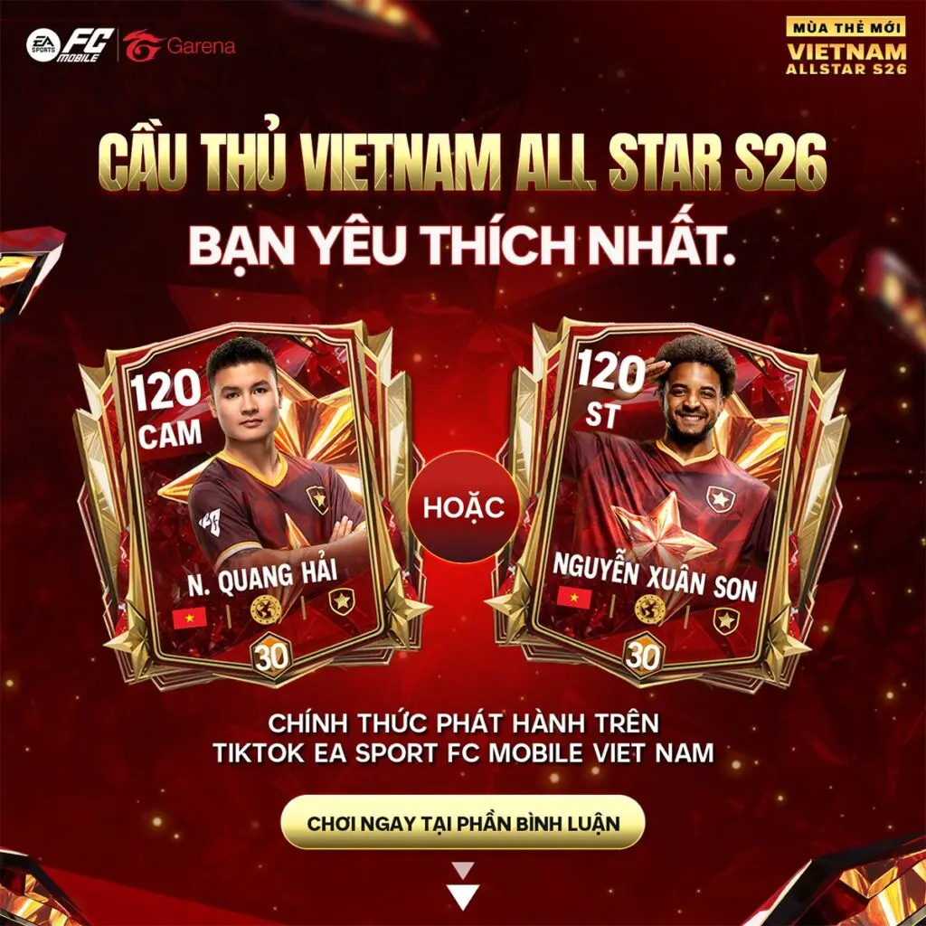 Hình ảnh trong tựa game FC Mobile FC