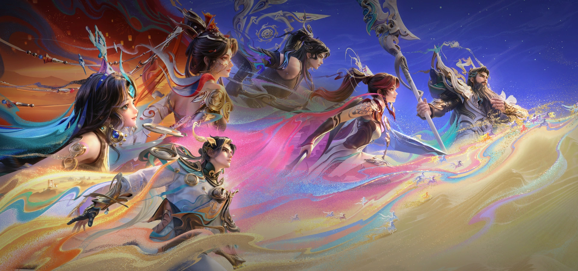 Dàn tướng Vương Giả Vinh Diệu trong bộ trang phục kỷ niệm cực phẩm - Honor of Kings Skins 2026
