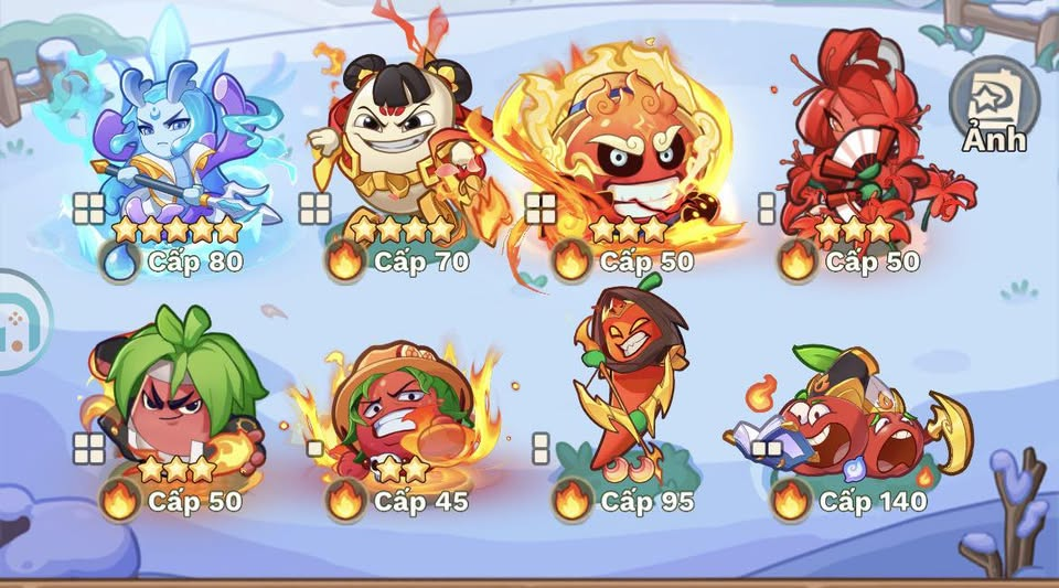 Hình ảnh nhân vật trong tựa game Chiến Tuyến Hướng Dương