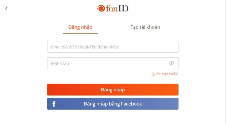 Đăng nhập vào tài khoản bạn đang dùng để chơi game của bạn