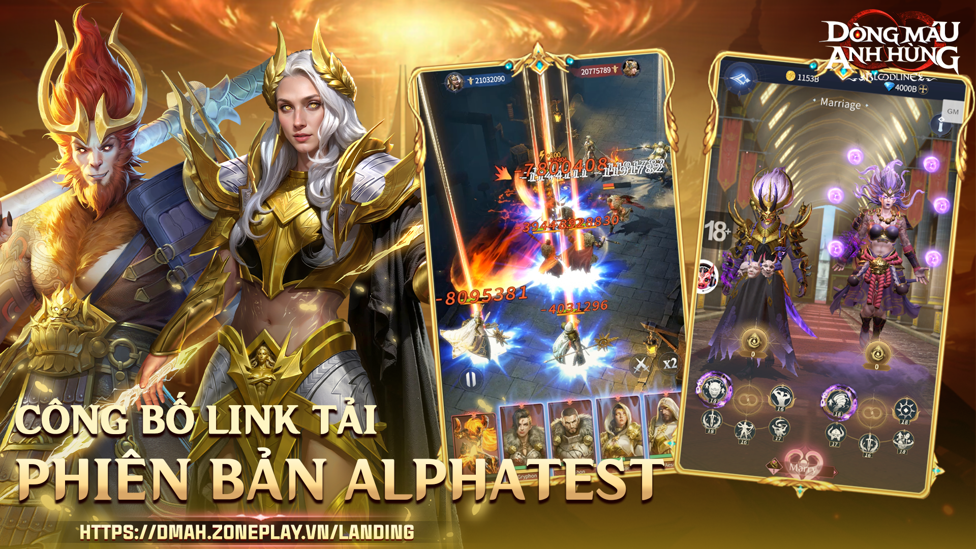 Cốt truyện trong tựa game Dòng Máu Anh Hùng gây được nhiều sự chú ý