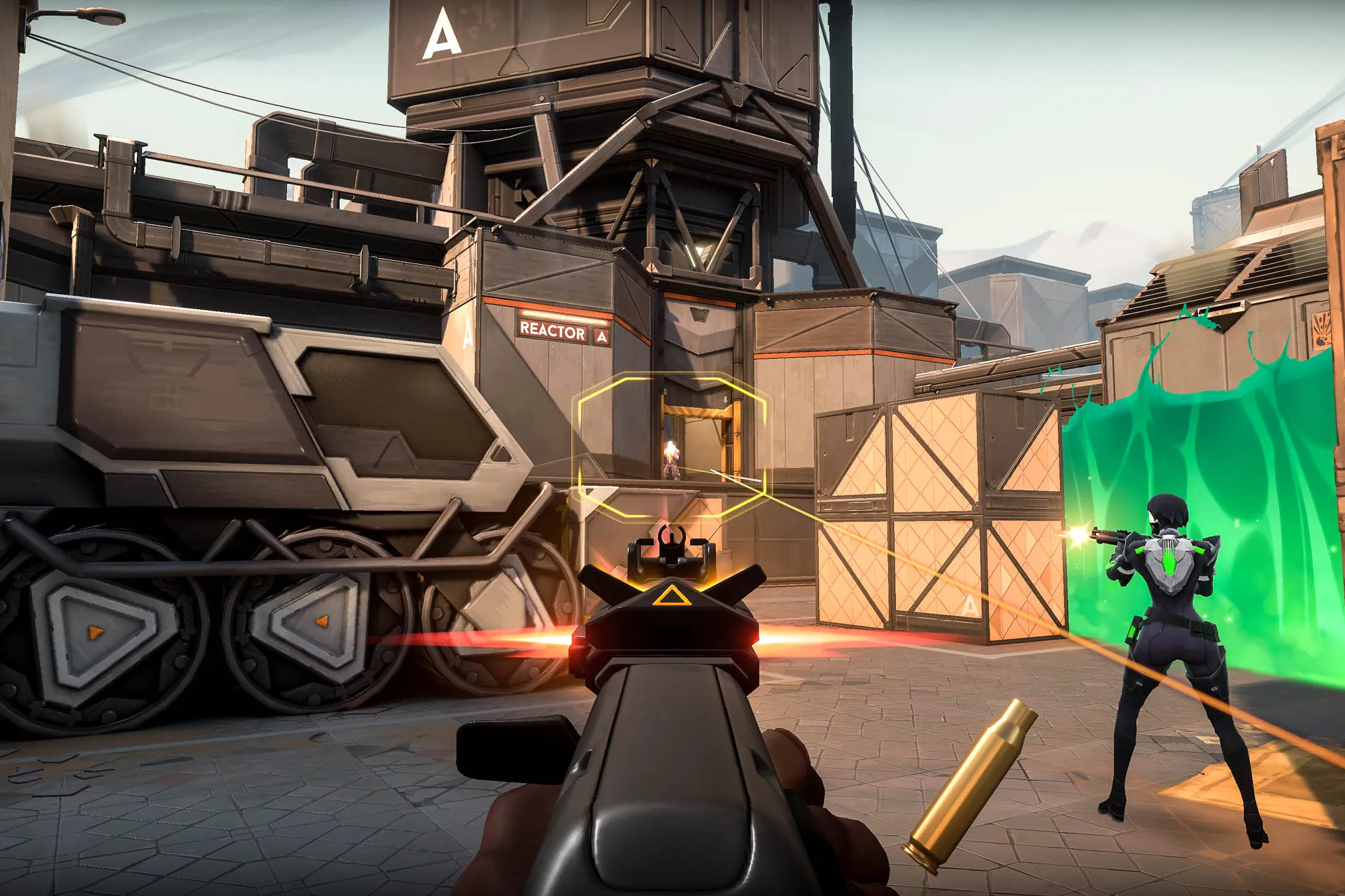 Hình ảnh chiến đấu trong tựa game Valorant