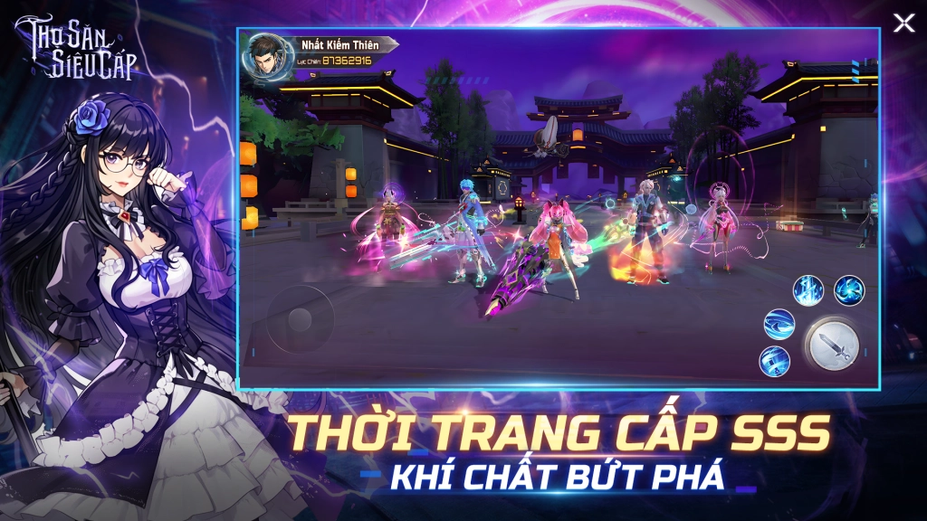 Hình ảnh quảng cáo thời trang cấp SSS trong tựa game Thợ Săn Siêu Cấp