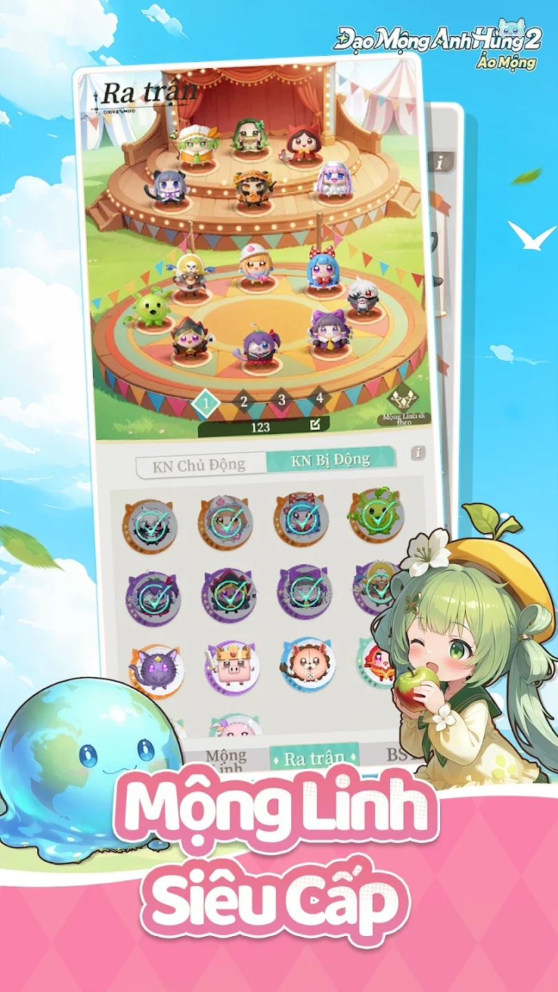 Hình ảnh Mộng Linh trong tựa game Đạo Mộng Anh Hùng 2: Ảo Mộng