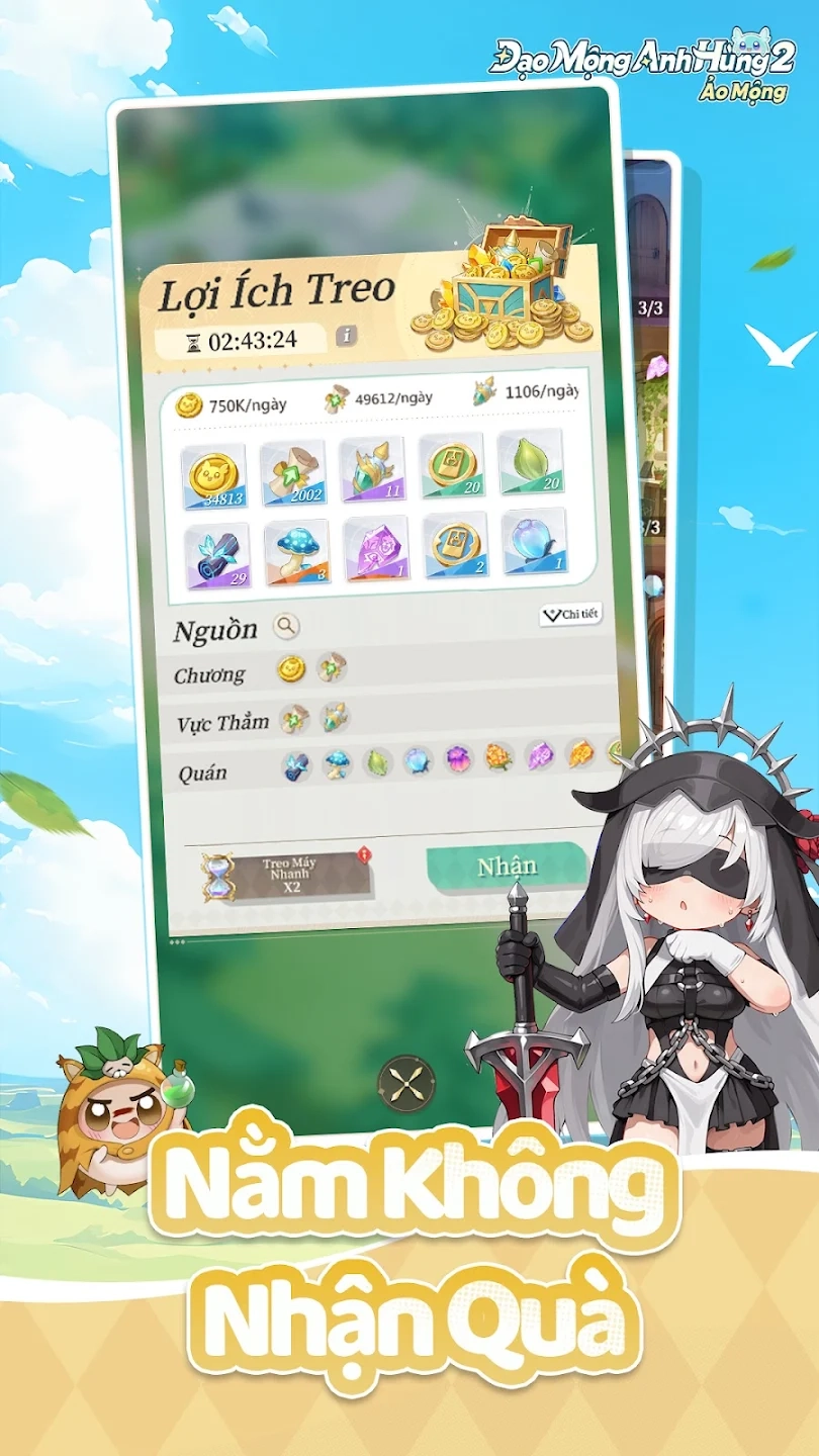 Hình ảnh giao diện trong tựa game Đạo Mộng Anh Hùng 2: Ảo Mộng
