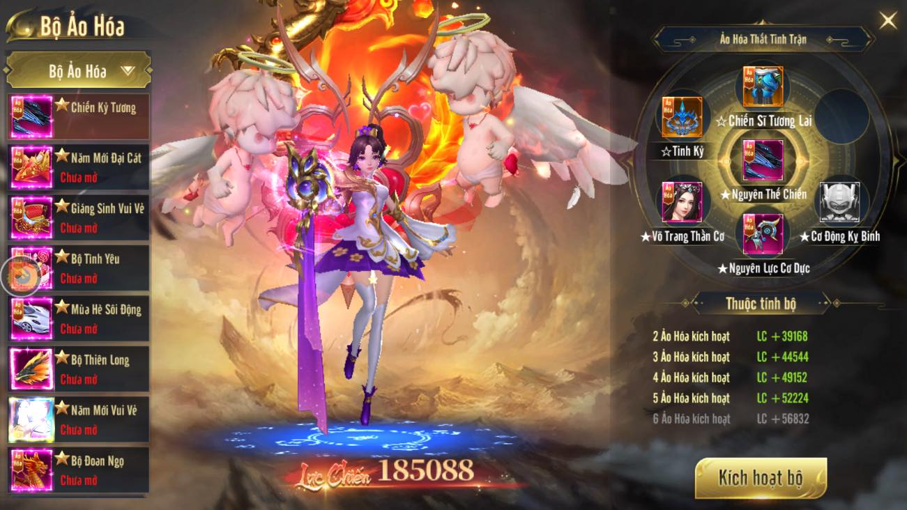 Hình ảnh giao Bộ Ảo Hóa trong game Kiếm Vực 3D
