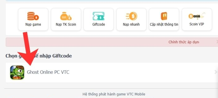 Hãy chọn vào tựa game Ghost Online PC