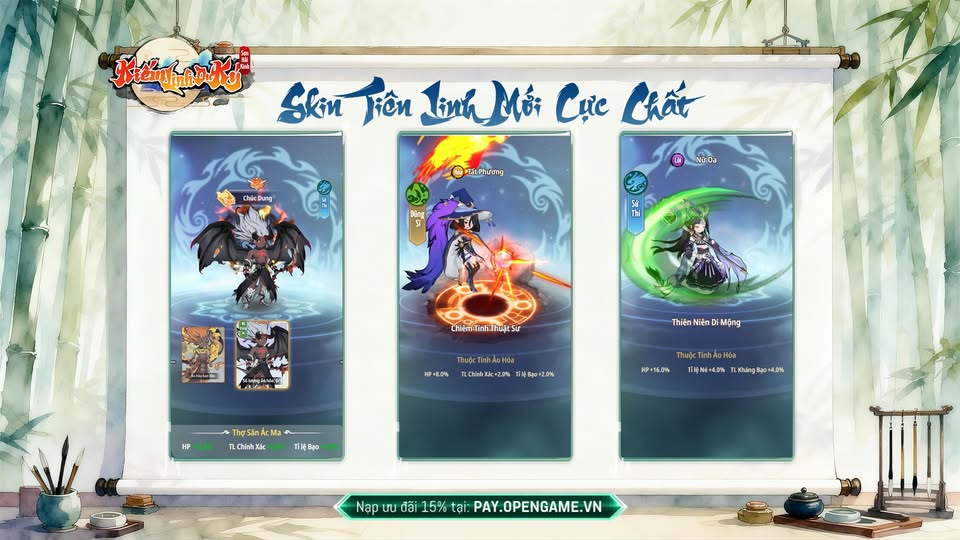 Hình ảnh quảng cáo trong game Kiếm Linh Du Ký