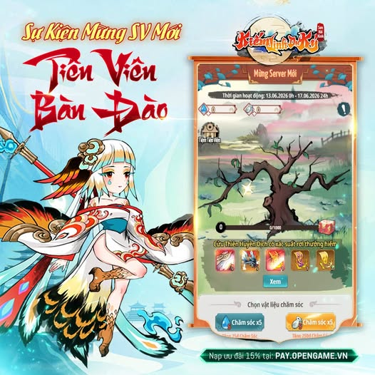 Hình ảnh quảng cáo trong game Kiếm Linh Du Ký