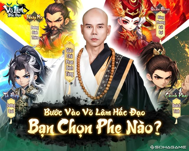 Hình ảnh 5 phe phái của Võ Lâm Hắc Đạo