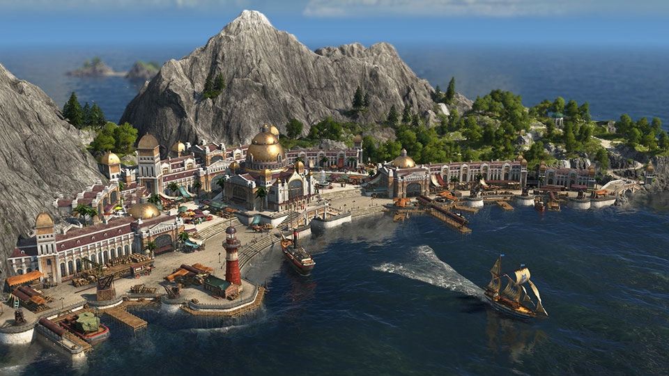 Giao diện game Anno 1800 – Xây dựng đế chế thương mại thời kỳ Cách mạng Công nghiệp